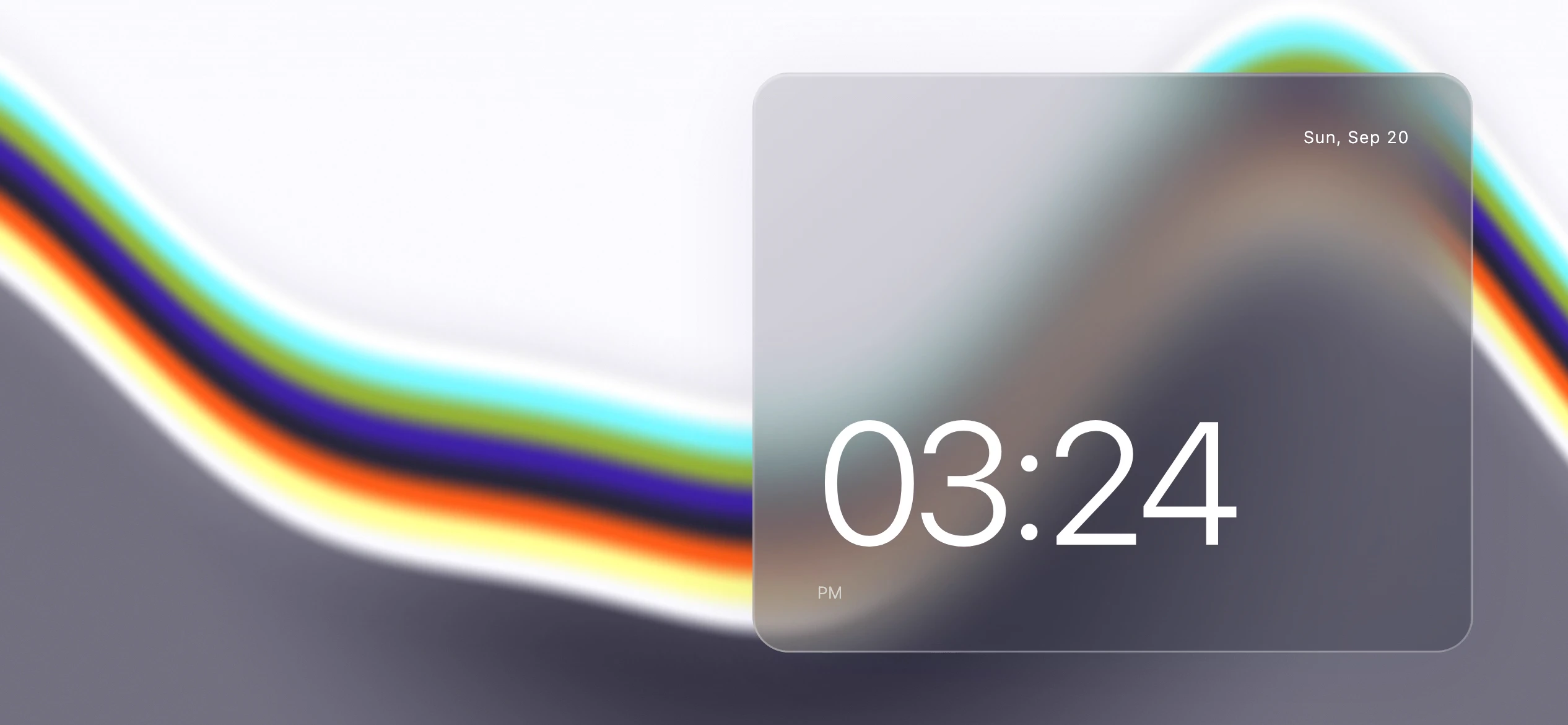 Lucent clock design in Klocky